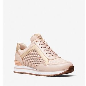 Michael Kors Maddy Mixed-Media Trainer Women's Shoes